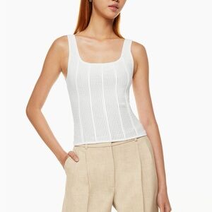 Babaton Sculpt Knit Squareneck Tank
